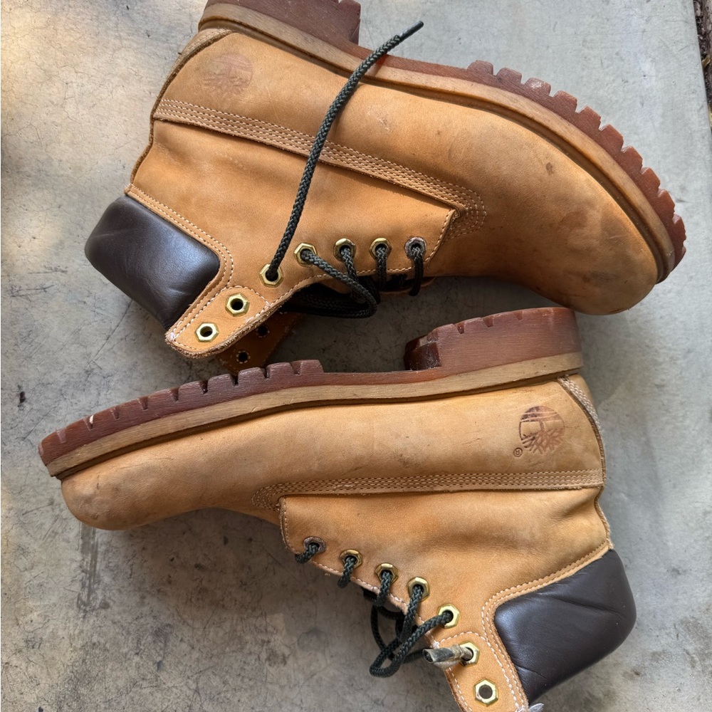 Men's Tan and Brown Boots
